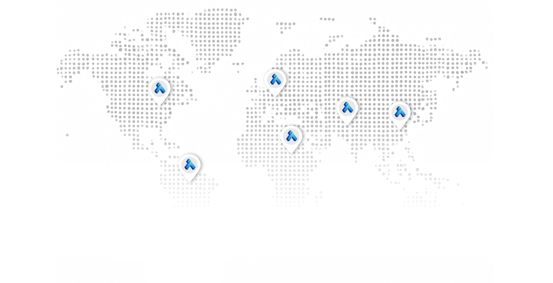 Dotted map of the world showing a CDN network.